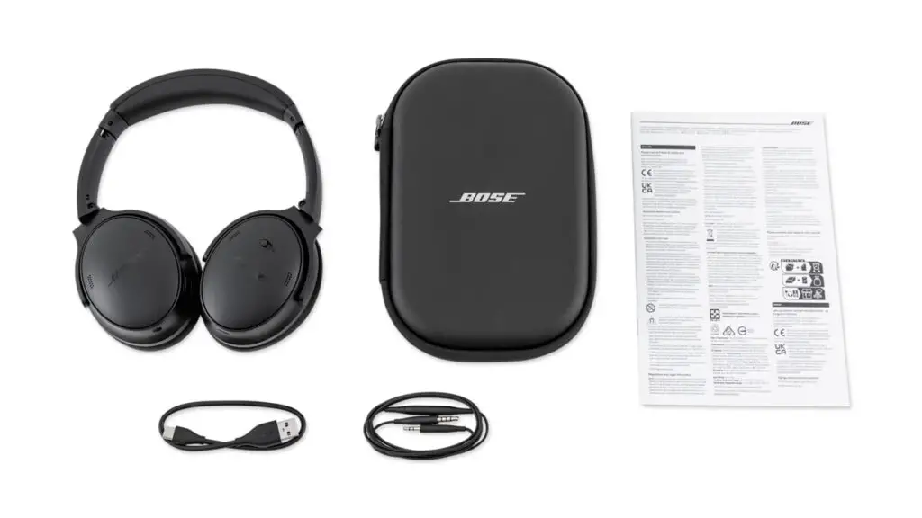 Bose QuietComfort Headphones-What is in the Box